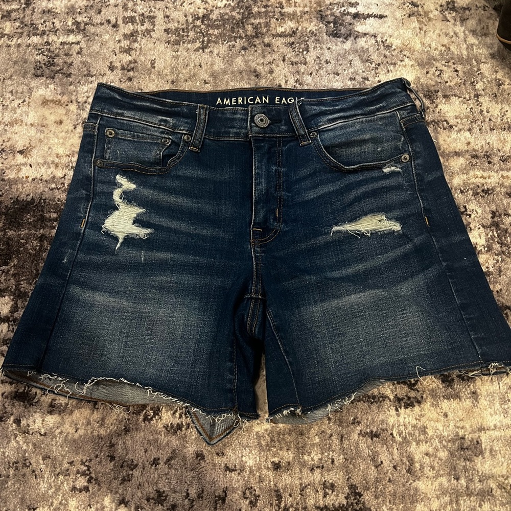 Size 10 denim shorts , worn about 3 times